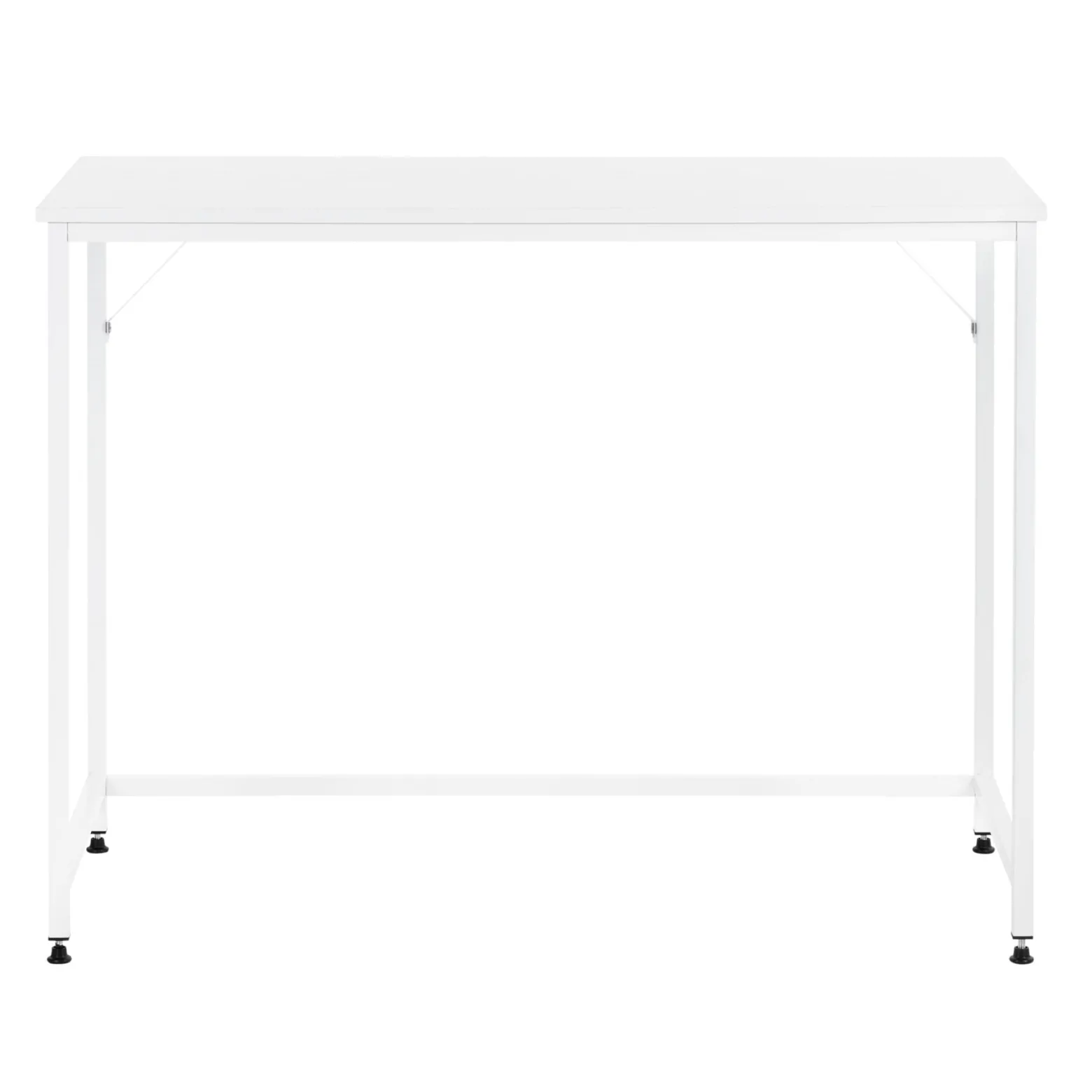 Biurko loft 100x50x76 cm industrialne, stolik komputerowy nowoczesny biały