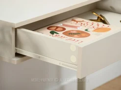 Biurko Lund krem, podstawa krem