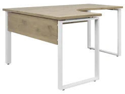 Biurko narożne Connect 160x140 cm lewe dąb viking