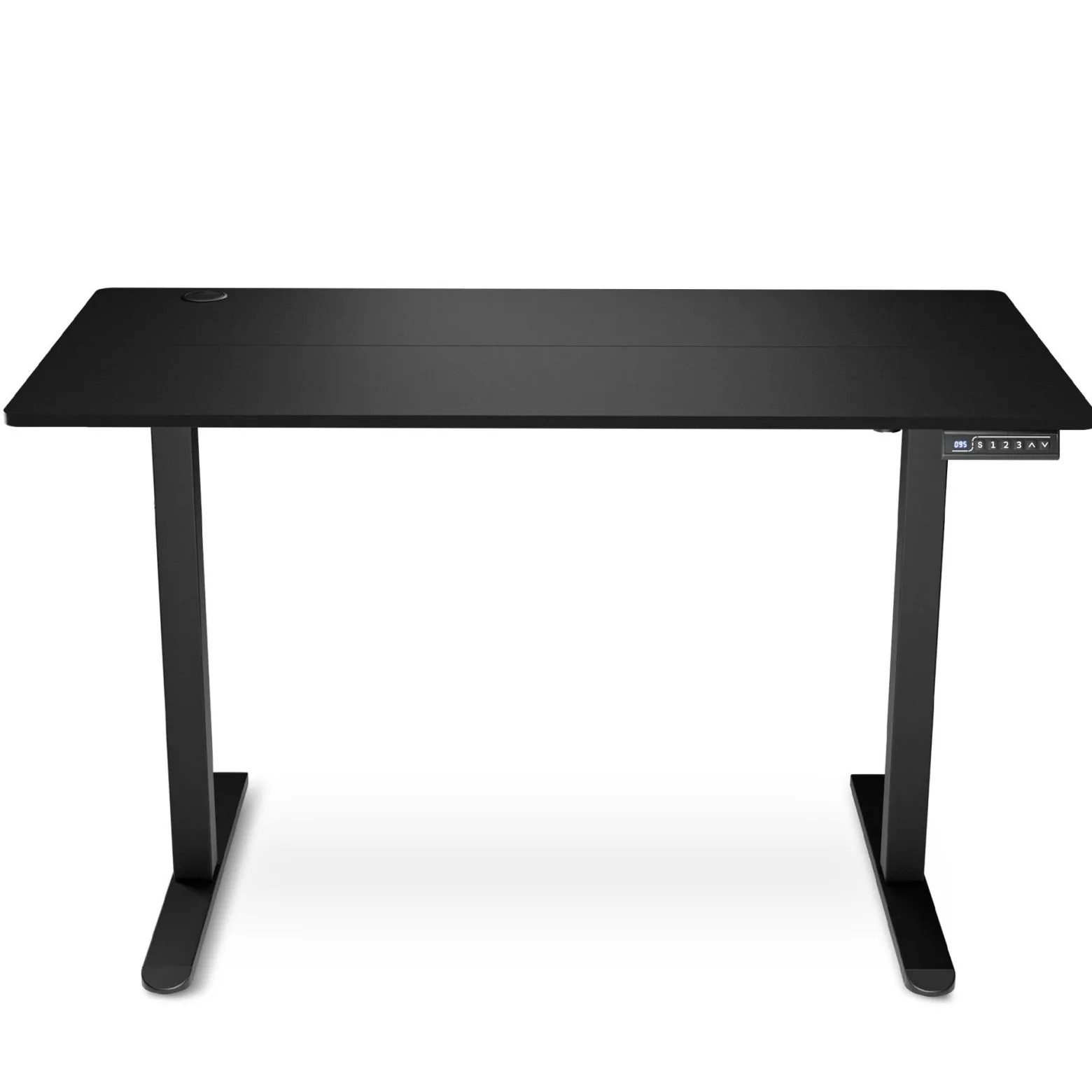 Biurko regulowane elektryczne gamingowe 120 x 60 cm Lerici - Czarne