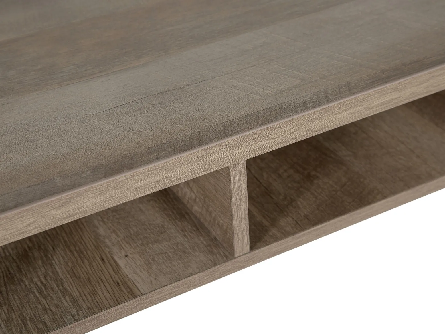 Biurko 120x60 ciemne drewno industrialne