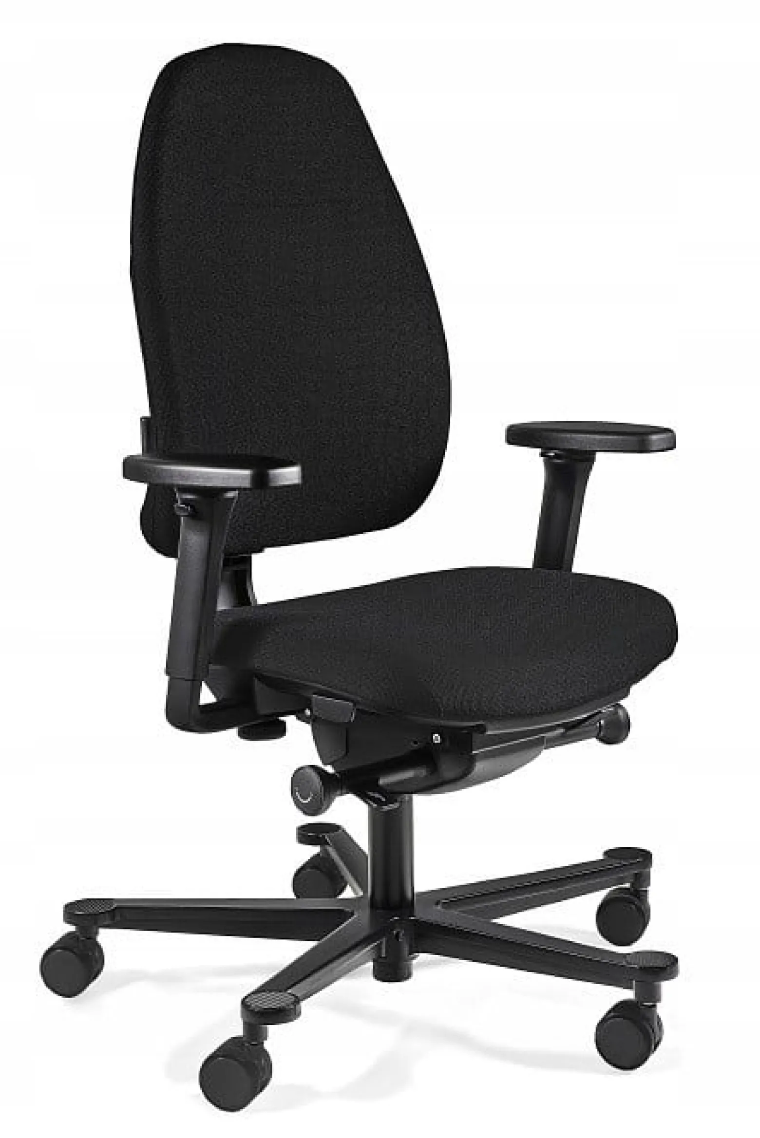 Biurowy fotel ergonomiczny MAGIC M czarny tkanina