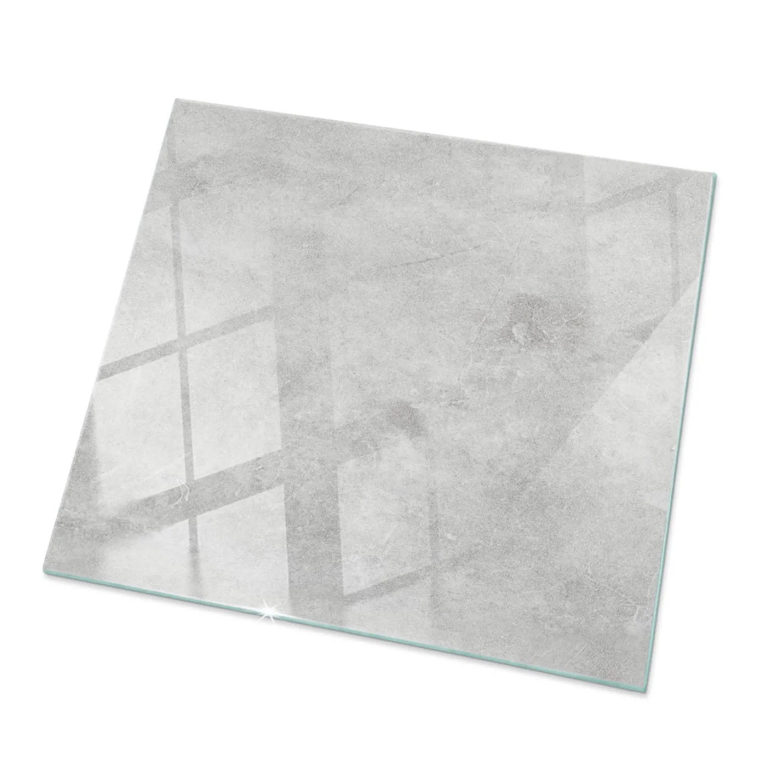 Blat szklany hartowany 50x50 Szyba na stolik Beton rysy Tulup