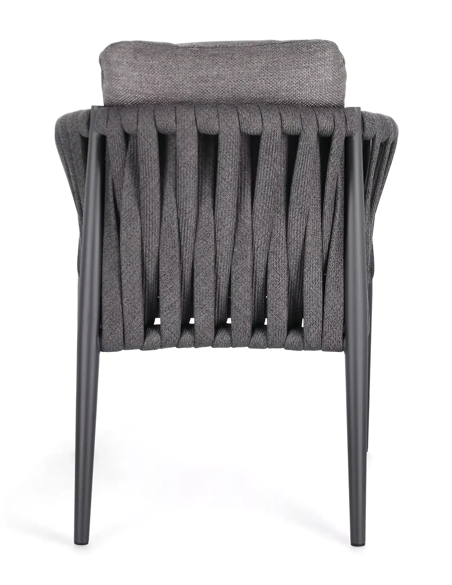 Bolzano Juno Krzesło ogrodowe 63x60 antracytowe aluminium