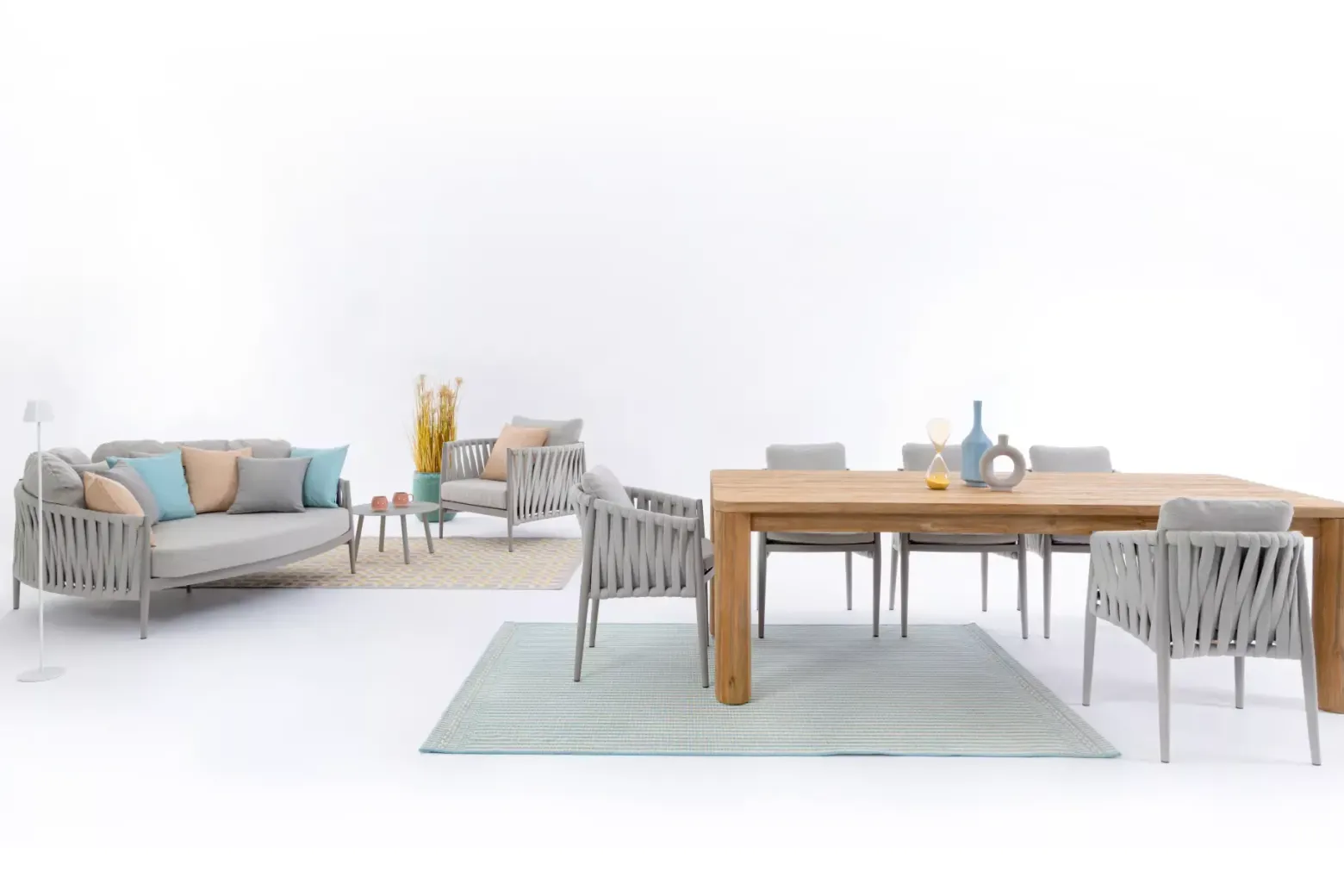 Bolzano Juno Krzesło ogrodowe 63x60 beżowe aluminium