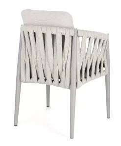 Bolzano Juno Krzesło ogrodowe 63x60 beżowe aluminium