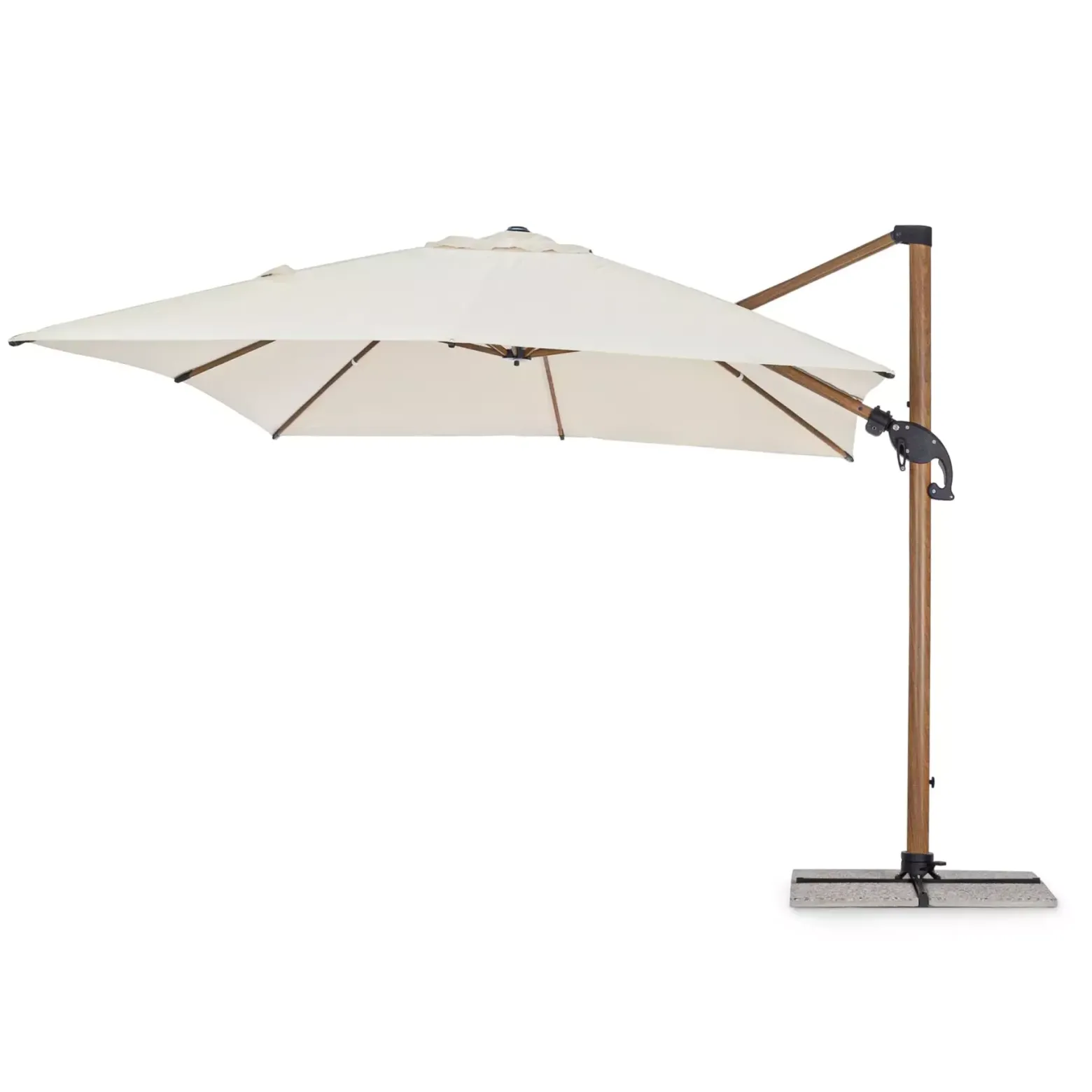 Bolzano Olympus Parasol ogrodowy 300x400 beżowy aluminium