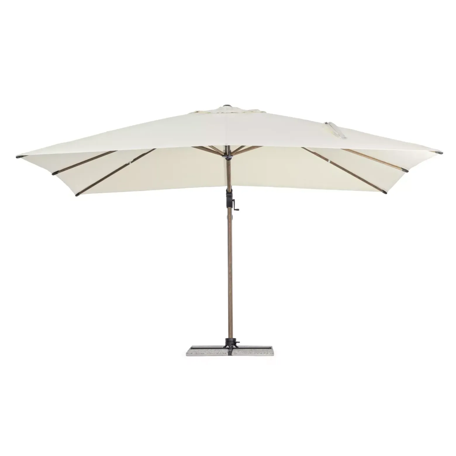 Bolzano Olympus Parasol ogrodowy 300x400 beżowy aluminium