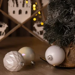 Bombki Choinkowe Nietłukące Ozdoby Świąteczne Zestaw 6x