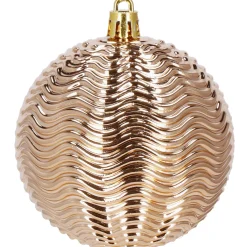 Bombki choinkowe 33 szt. zawieszki świąteczne rose gold