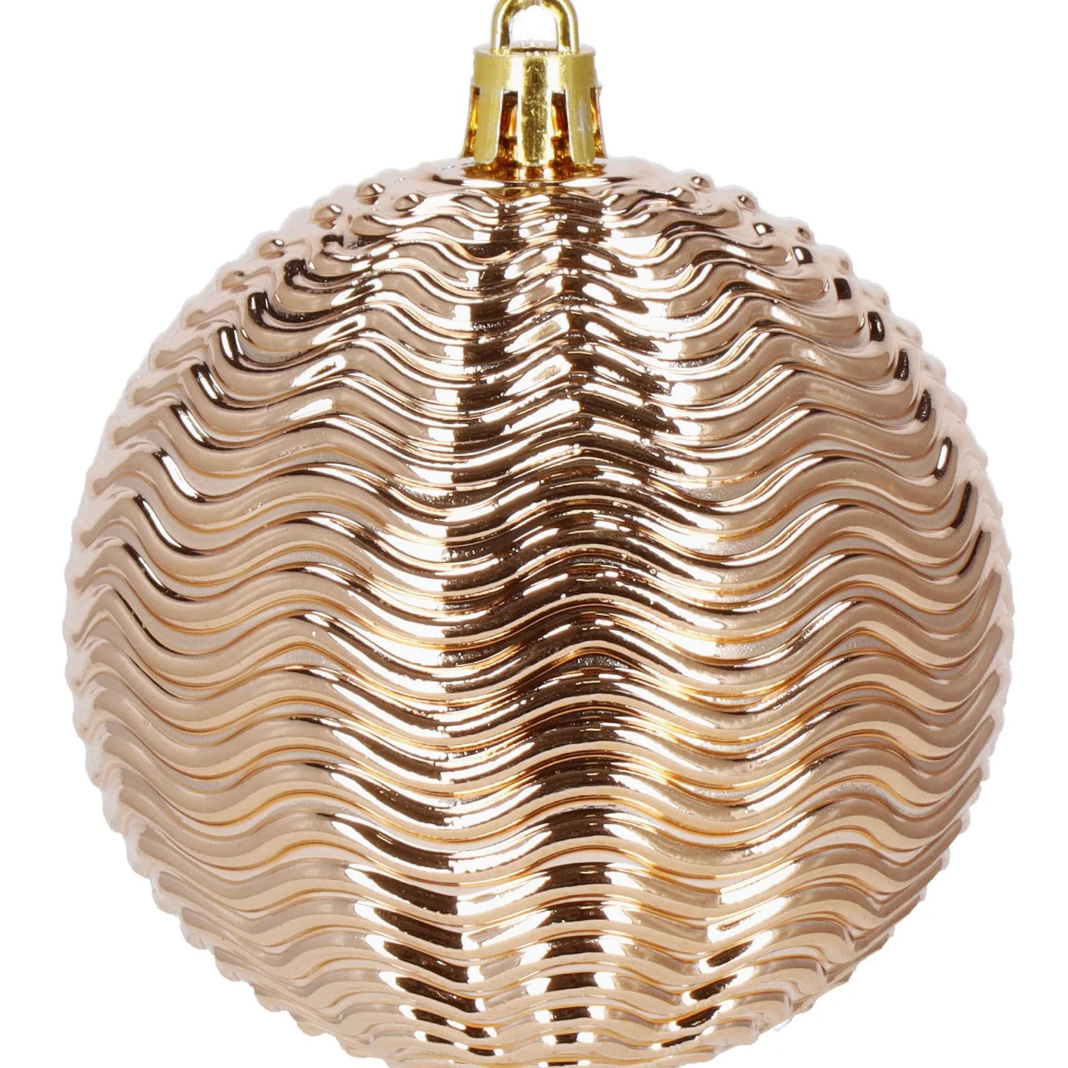 Bombki choinkowe 33 szt. zawieszki świąteczne rose gold