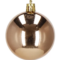 Bombki choinkowe 33 szt. zawieszki świąteczne rose gold