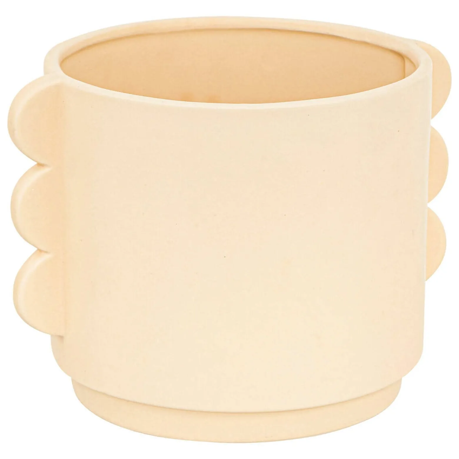 Ceramiczna osłonka na doniczkę WAVY BLISS, 18 cm