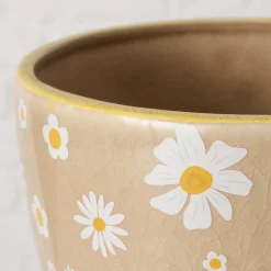Ceramiczny Zestaw Donic Honey Beżowy z Stokrotkami