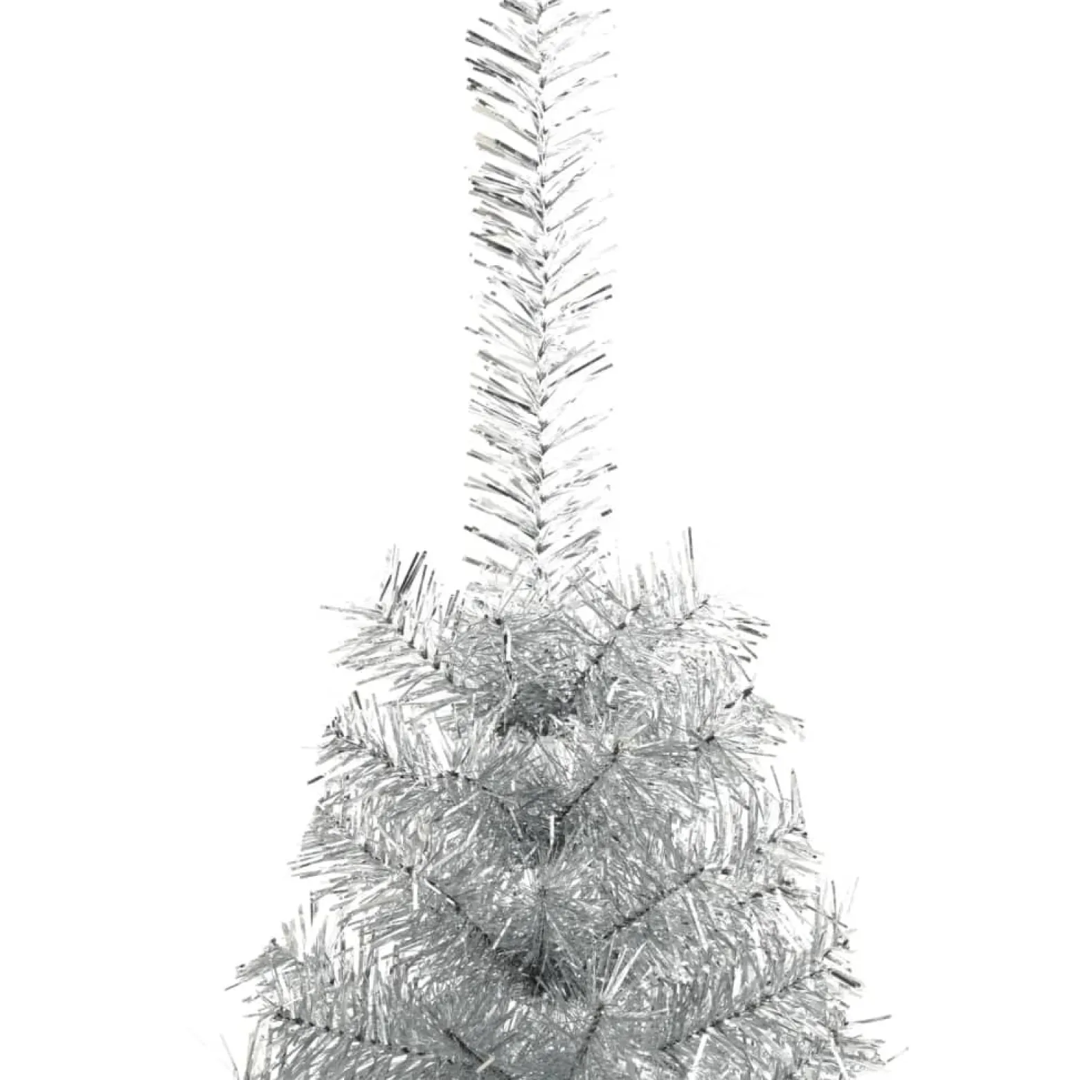 Choinka Srebrny 210 x 120 cm vidaXL