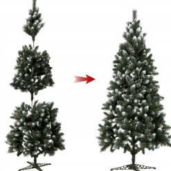 Choinka sztuczna Diamentowa 220 cm Premium Piękna