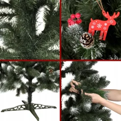 Choinka sztuczna Diamentowa 220 cm Premium Piękna