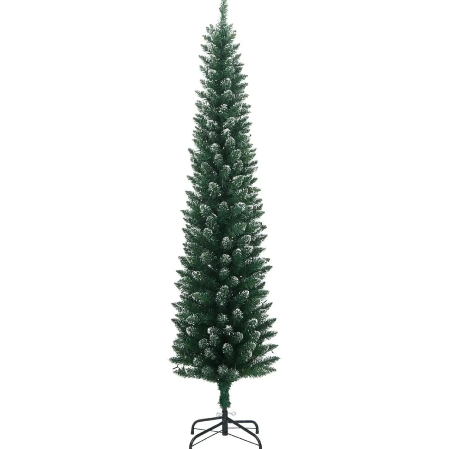 Choinka Sztuczna Ze Stojakiem Sztuczna Choinka Smukła Zielona LED 180 cm