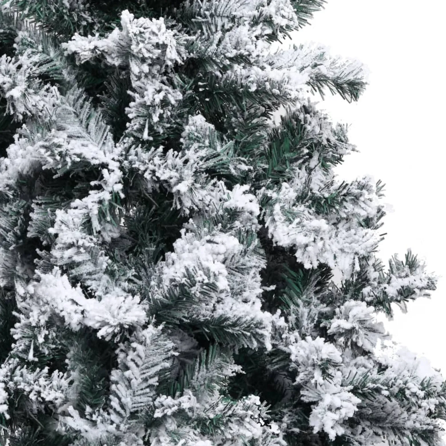 Choinka Sztuczna Zielona Ośnieżona Choinka Śnieg 240 cm