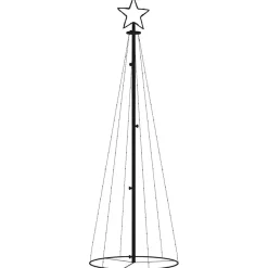 Choinka stożkowa Biały 180 x 70 cm vidaXL