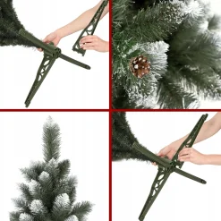 Choinka sztuczna Diamentowa 220 cm Premium Piękna