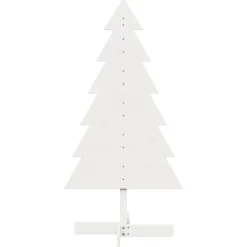 Choinka Sztuczna Drewniana Ze Stojakiem Biała Sztuczna Choinka 120 cm