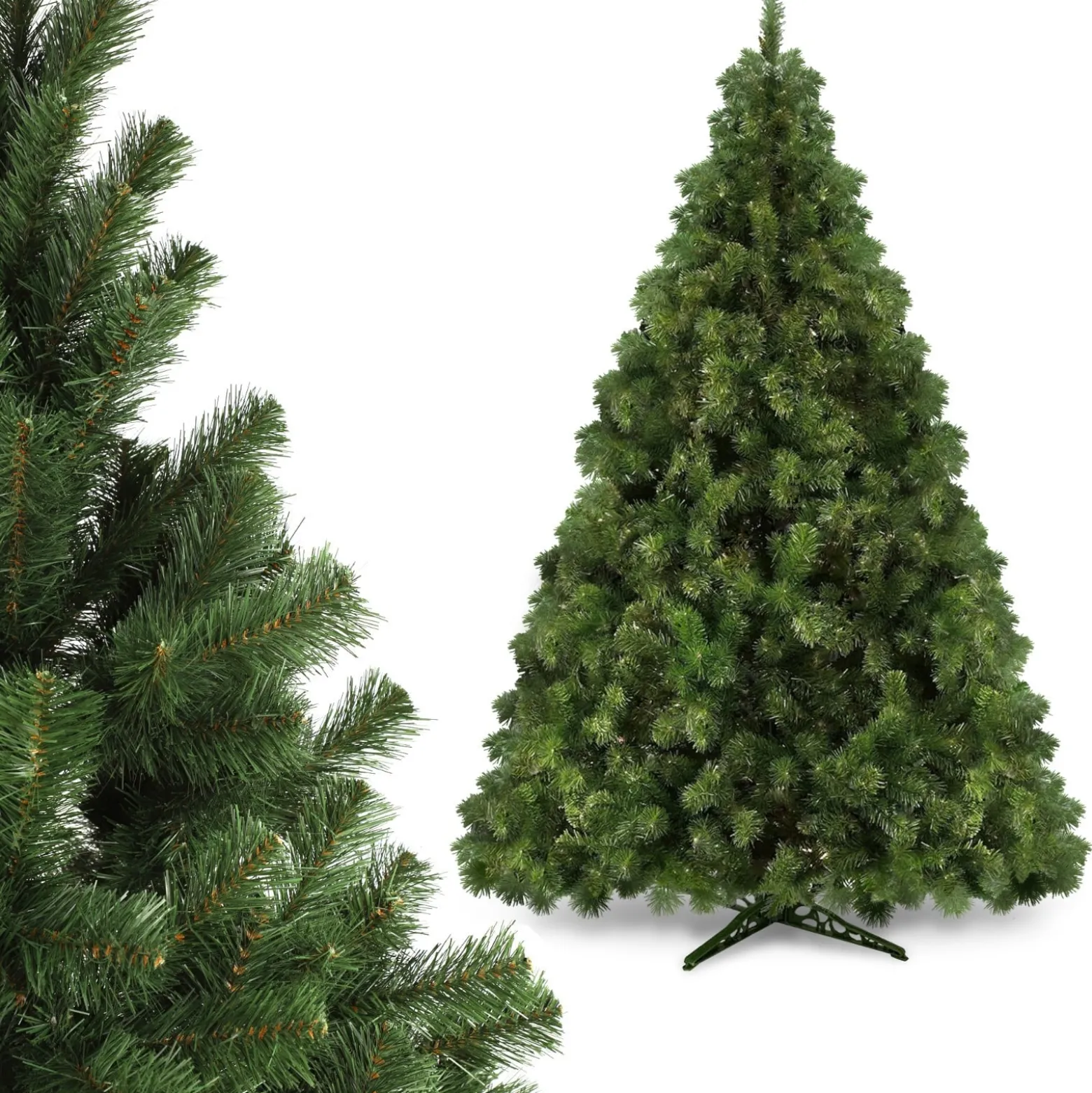 Choinka sztuczna Jodła 220 cm Gęsta Piękna Premium