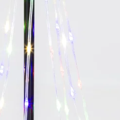 Choinka świecąca, metalowa 80 LED ozdoba świąteczna 45 cm multikolor