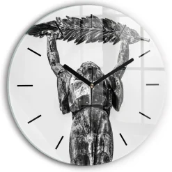 Cichy Zegar Dekoracyjny ścienny Statua Wolności Budapeszt