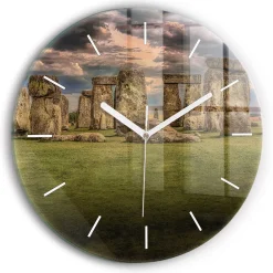 Cichy Zegar Dekoracyjny Stonehenge Nimbostratus fi30