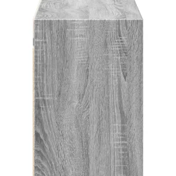 Ścienna szafka TV z LED szary dąb sonoma 100x31x45 cm