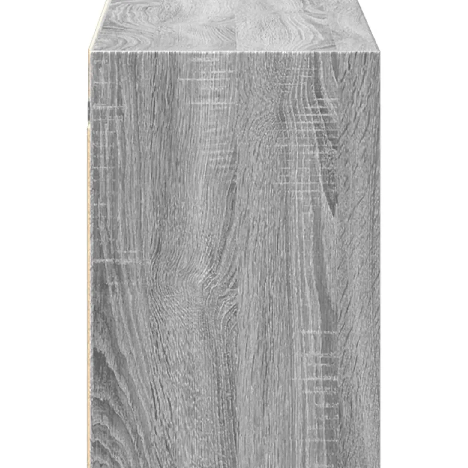 Ścienna szafka TV z LED szary dąb sonoma 100x31x45 cm