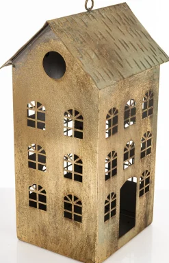 Dekoracja - metalowy domek 33x18x15 cm KEKERE