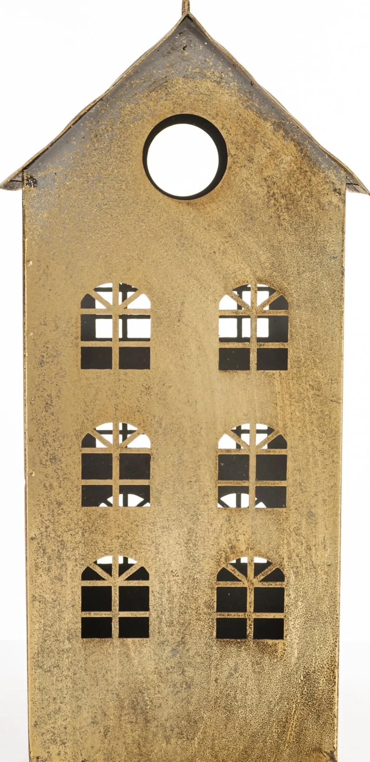 Dekoracja - metalowy domek 33x18x15 cm KEKERE