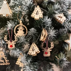Dekoracje świąteczne KL-21X17 mix 4szt