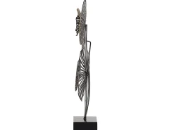 Dekoracyjna rzeźba 44 cm metal srebrna