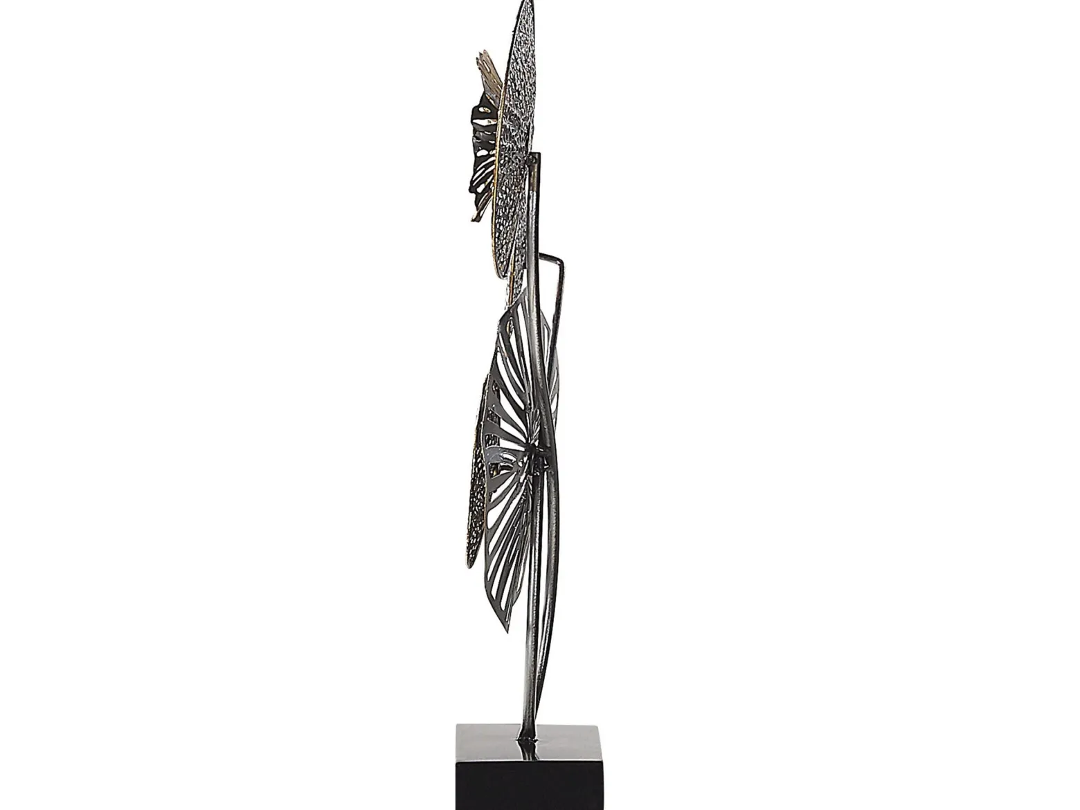 Dekoracyjna rzeźba 44 cm metal srebrna