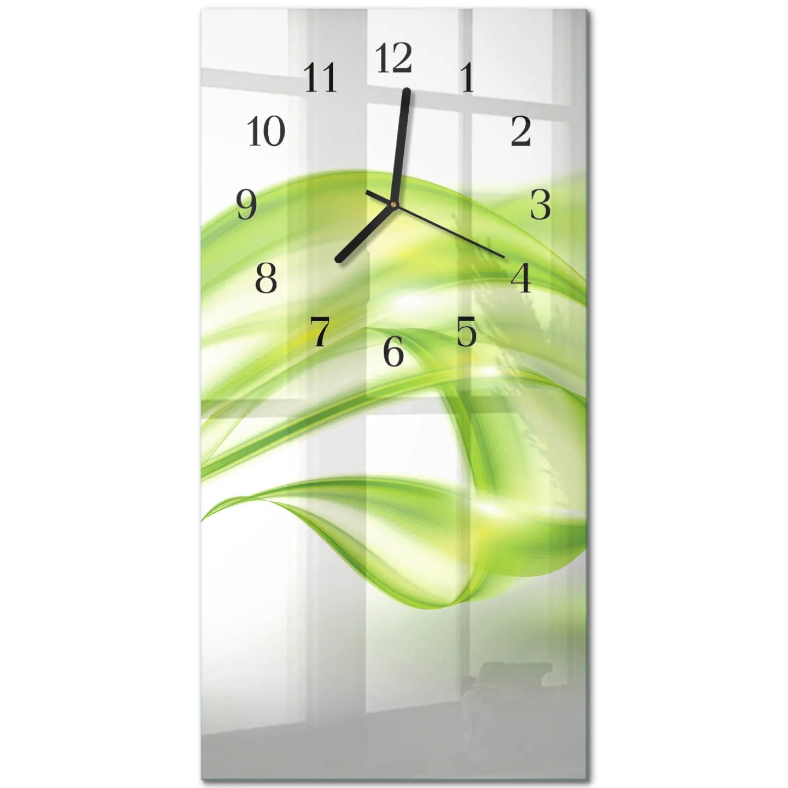 Dekoracyjny zegar 30x60 Abstrakcyjne Linie design na ścianę