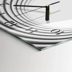 Dekoracyjny zegar 30x60 Wir cichy mechanizm salon