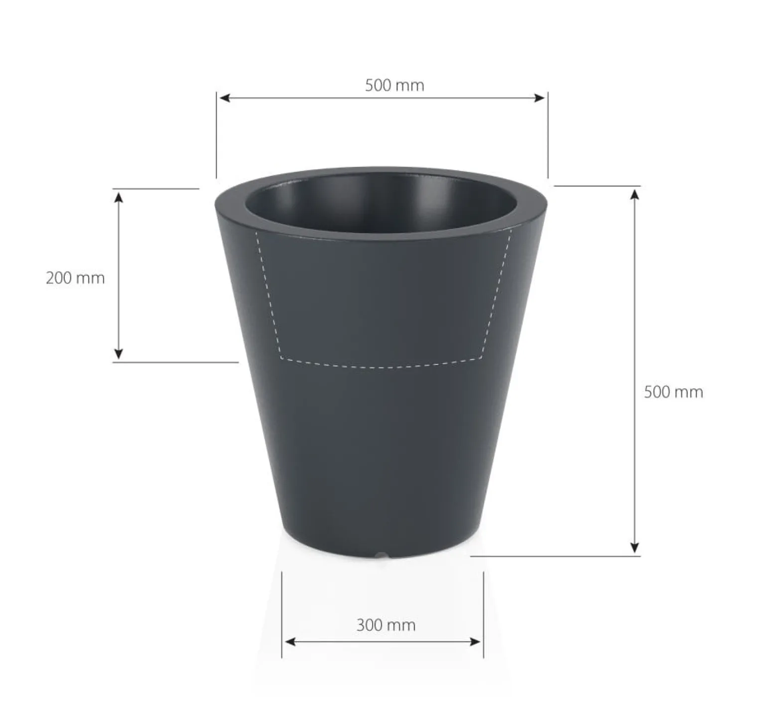 Designerska donica MONUMO OVO Biała