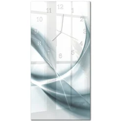 Designerski zegar 30x60 Abstrakcja dekoracyjny do salonu