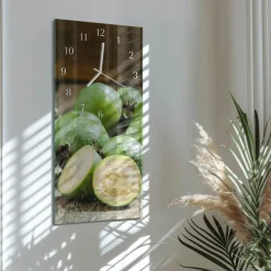Designerski zegar 30x60 Granaty dekoracyjny na ścianę