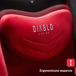 DIABLO Fotel Gamingowy + Pompka BAGER