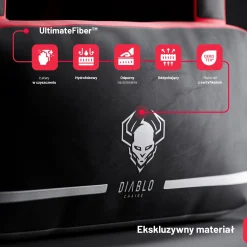 DIABLO Fotel Gamingowy + Pompka BAGER