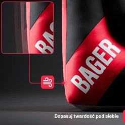 DIABLO Fotel Gamingowy + Pompka BAGER