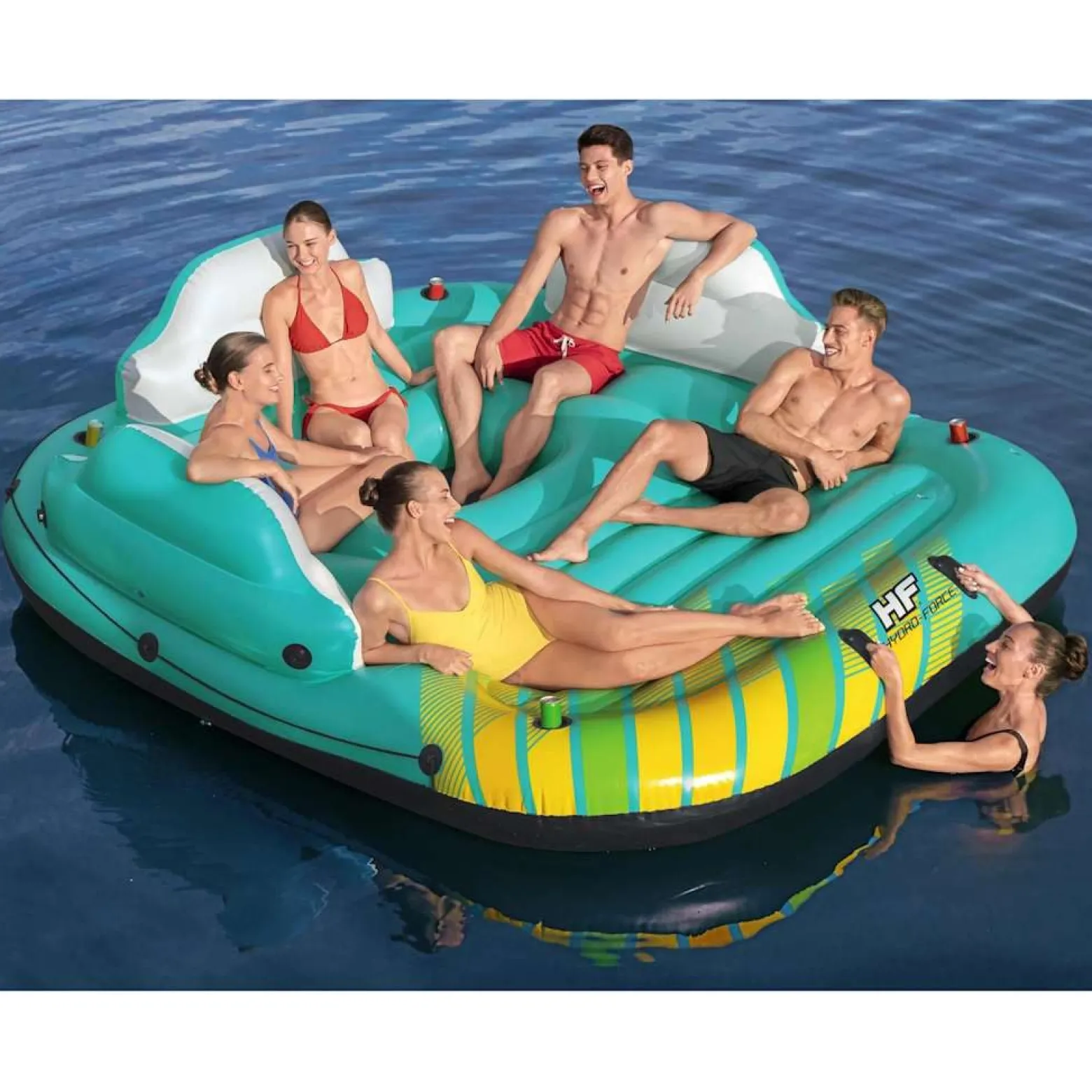 Dmuchany Materac Wyspa 300 x 275 cm Bestway 43407