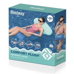 Dmuchany materac z siateczką fotel do pływania hamak Bestway 43555