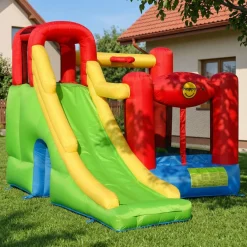 Dmuchany Plac Zabaw SLIDE 6w1 z Dmuchawą dla Dzieci