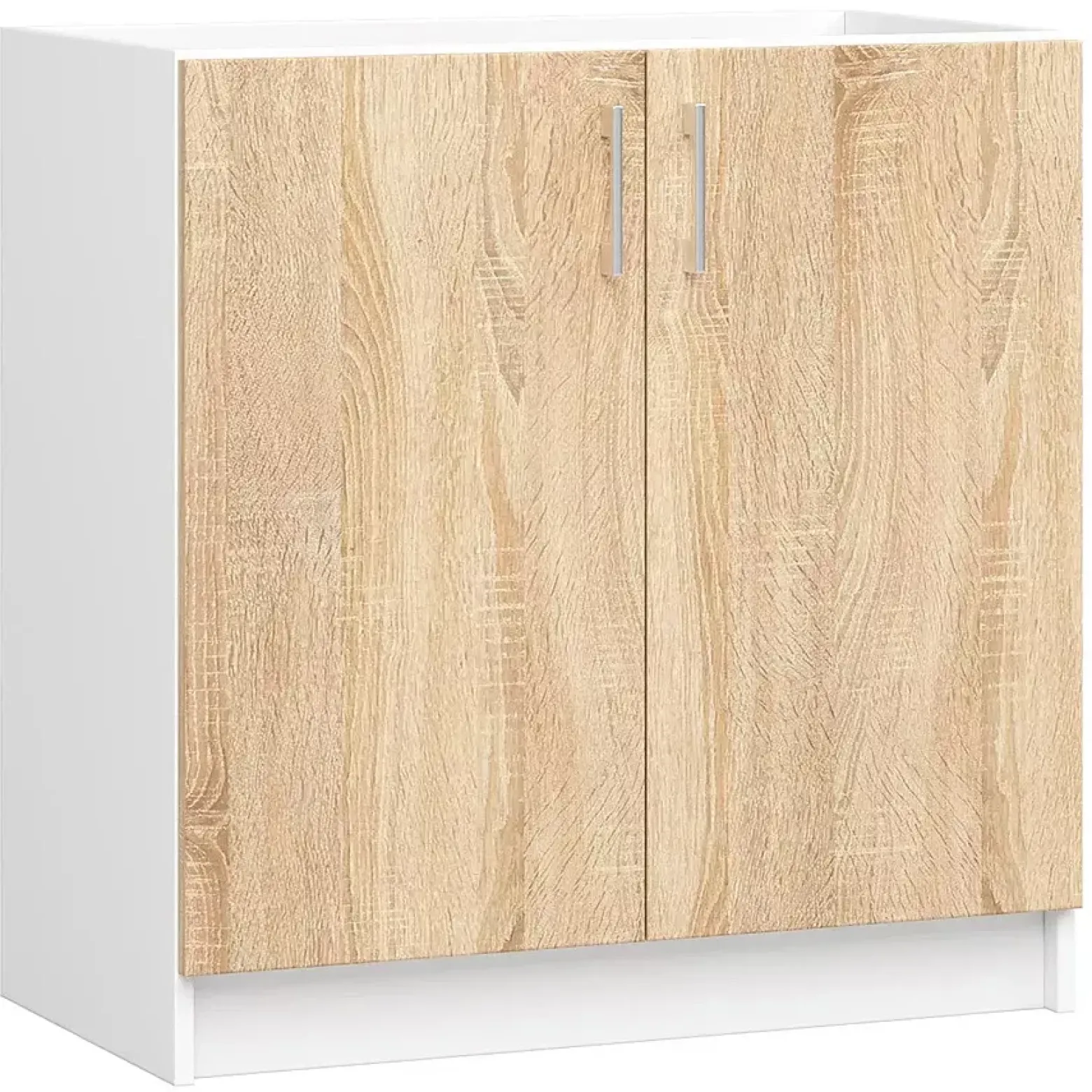 Dolna szafka pod zlewozmywak 80 cm dąb sonoma - Xyska