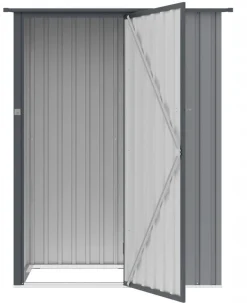 Domek Ogrodowy Narzędziowy na Narzędzia Szopa KENT 143x89cm szary Metalowy